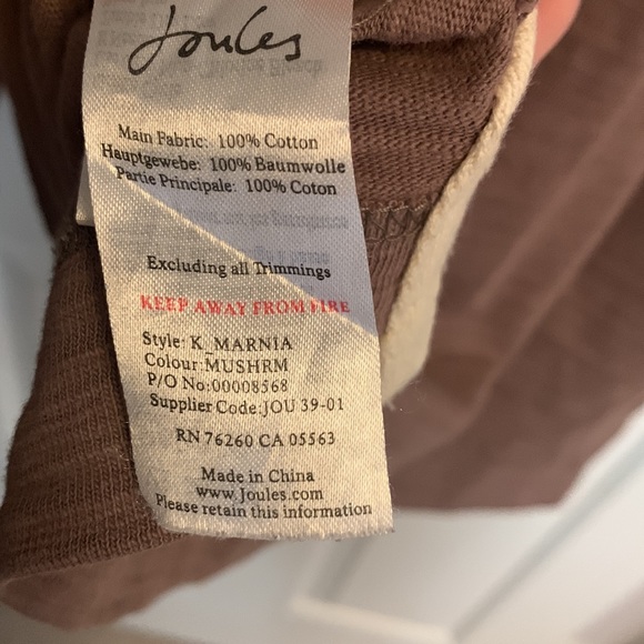 Joules Cotton 1/2 Button Shirt - Picture 6 of 8